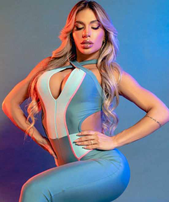 Teal & Aqua Cutout One-Piece Workout Jumpsuit – Sculpting Seamless Activewear for Women